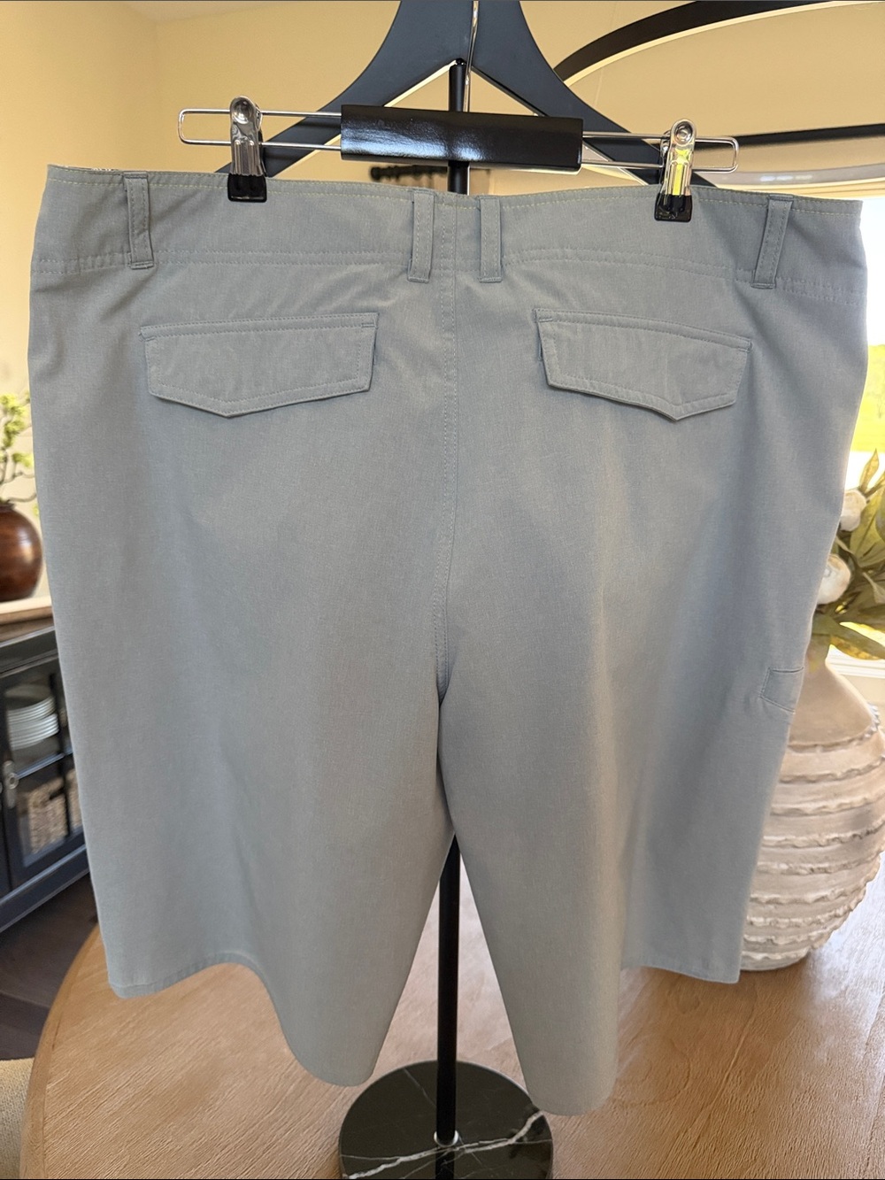 Light Gray Men's Board Shorts - Picture 6 of 6